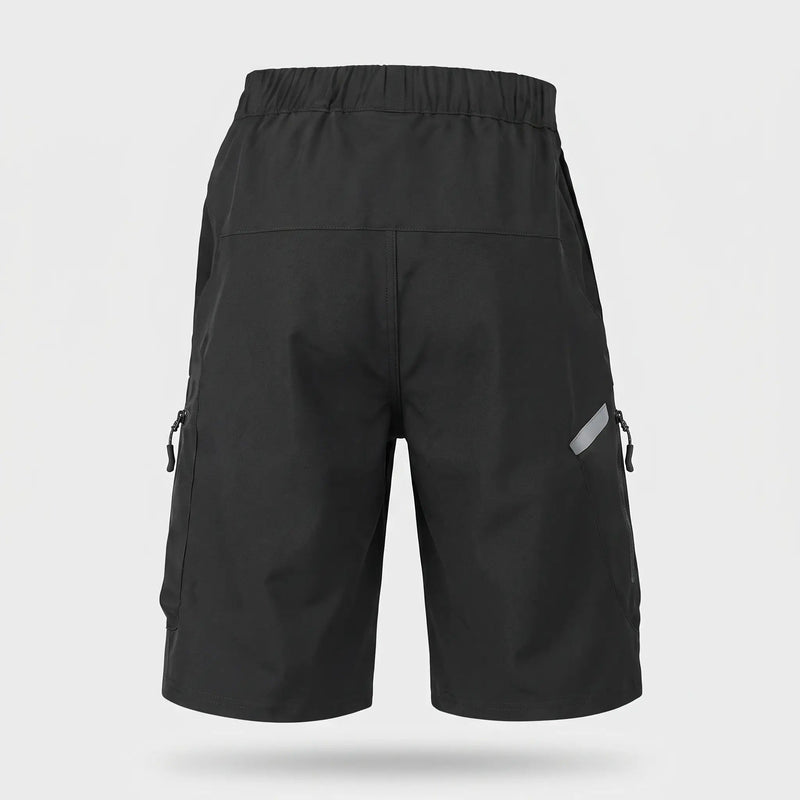 Men's Baggy MTB Shorts With Zip Thigh Pockets And Stretch Panels