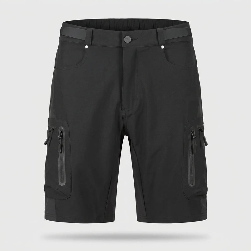 Men's Baggy MTB Shorts With Zip Thigh Pockets And Stretch Panels