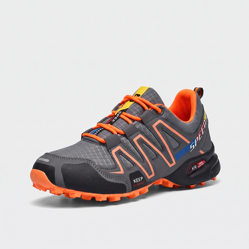 Men's Low Cut Trail Running Shoes with Lugged Outsole