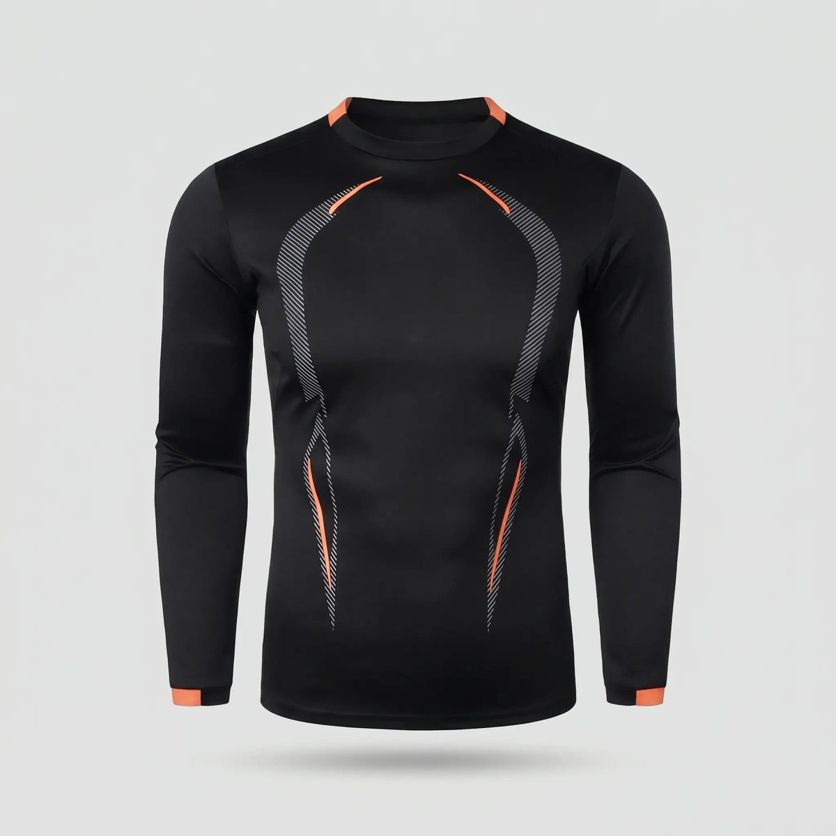 Men's Long Sleeve Quick Dry Running Top With Stretch Knit