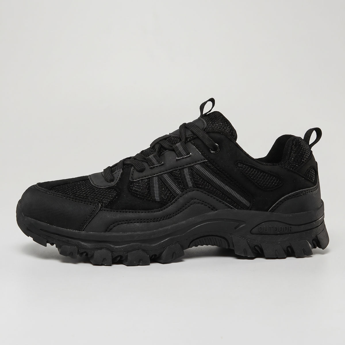 Men's Lightweight Breathable Hiking Shoes with Cushioned Midsole and Rubber Outsole