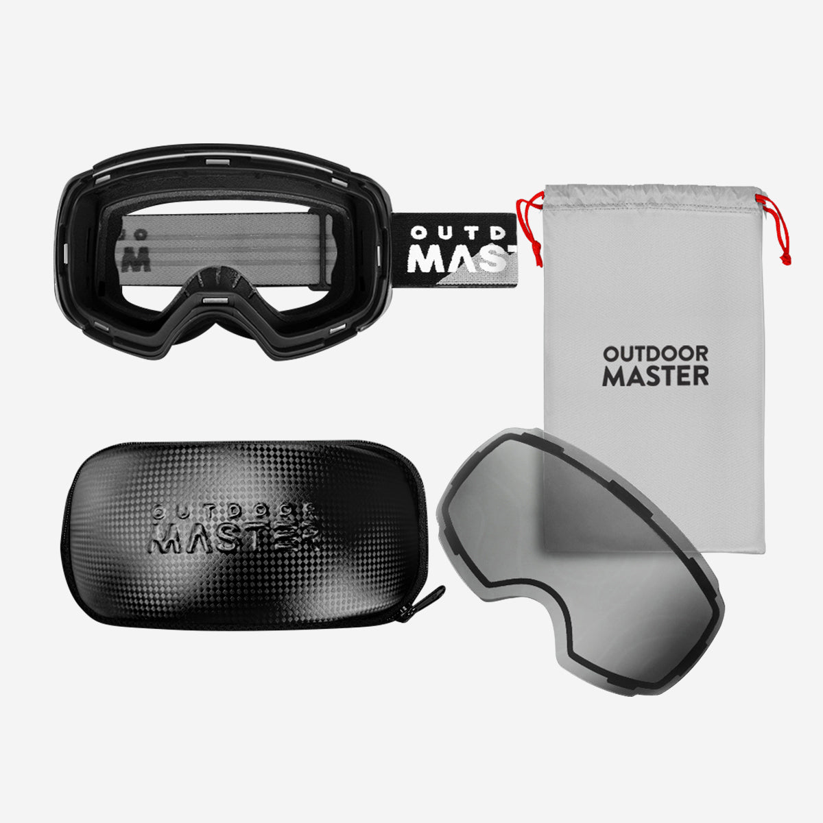 Women's Magnetic Ski Goggles with Photochromic Anti Fog Lens and Extra Lens