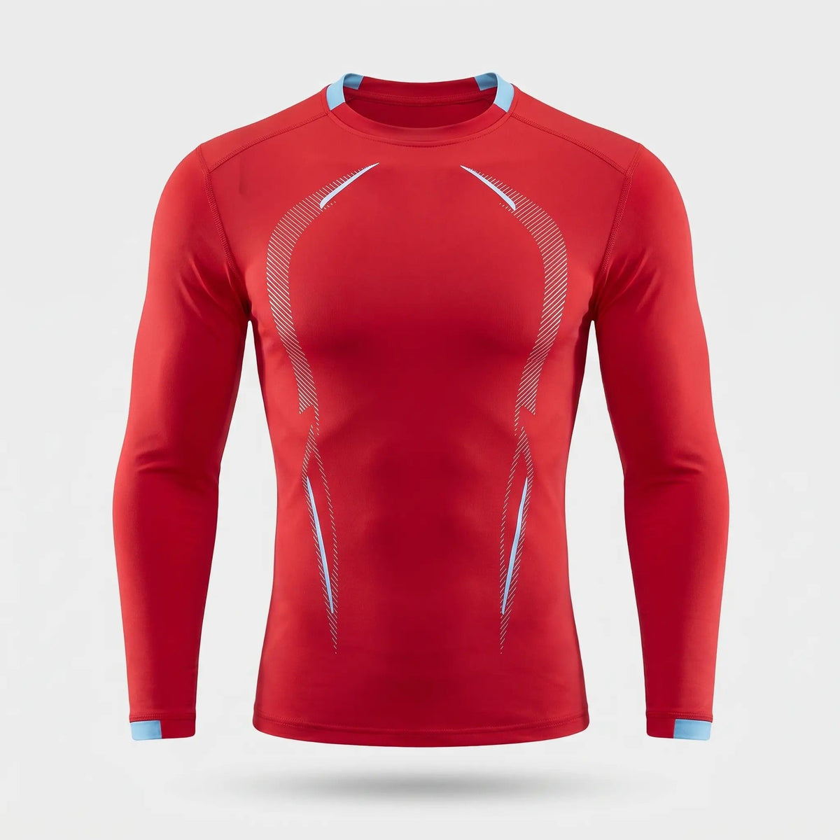 Men's Long Sleeve Quick Dry Running Top With Stretch Knit
