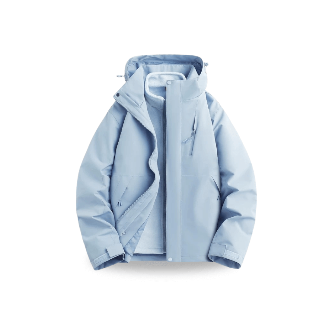 Women's Removable Fleece Liner Rain Jacket