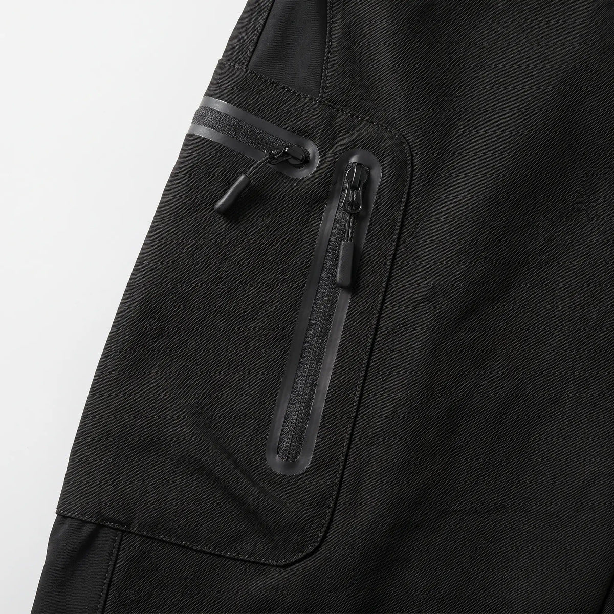 Men's Baggy MTB Shorts With Zip Thigh Pockets And Stretch Panels
