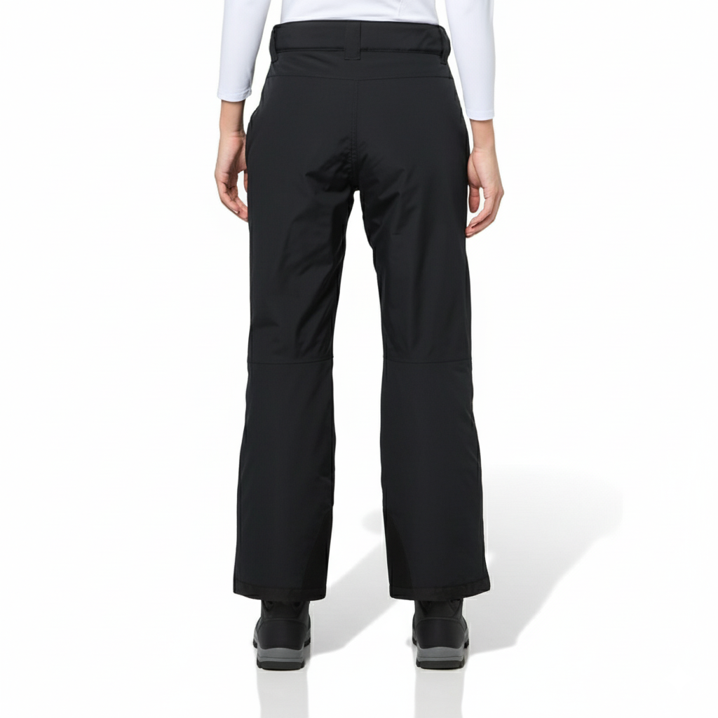 Women's Waterproof Insulated Snow Pants with Adjustable Straps and Boot Gaiters