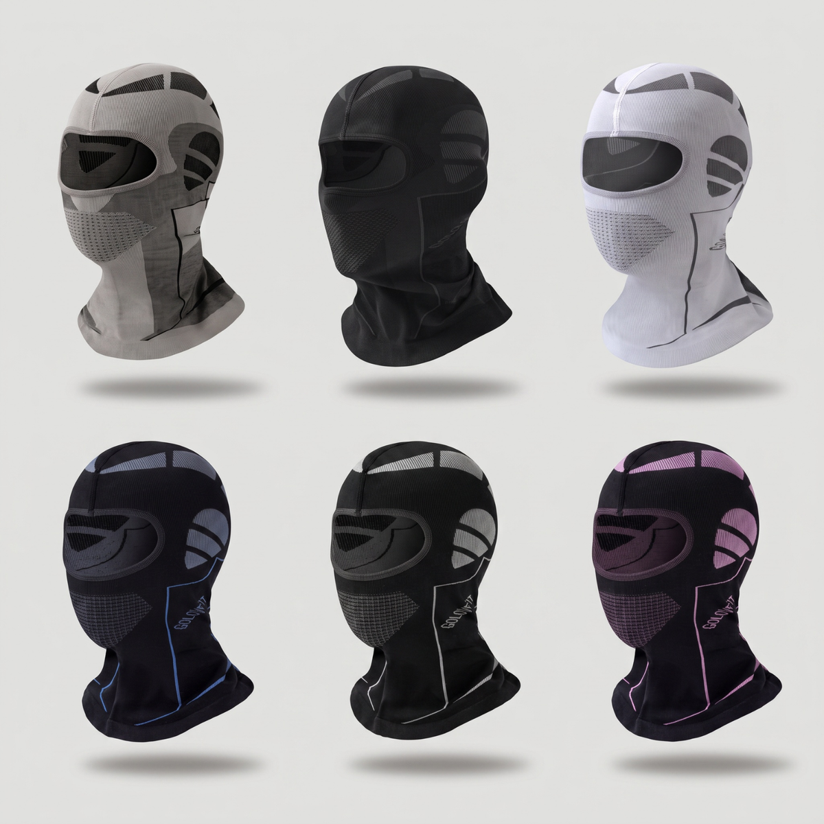 Men's Thermal Balaclava with Perforated Mesh Mouth Panel