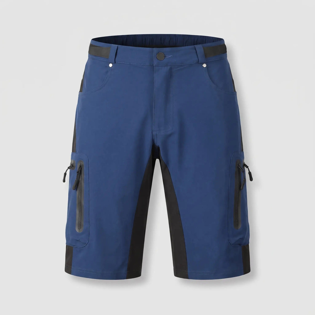 Men's Baggy MTB Shorts With Zip Thigh Pockets And Stretch Panels