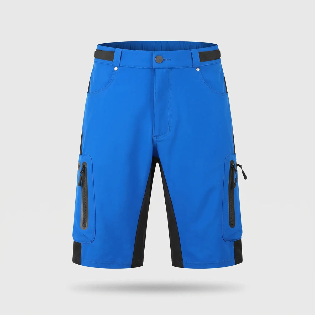 Men's Baggy MTB Shorts With Zip Thigh Pockets And Stretch Panels