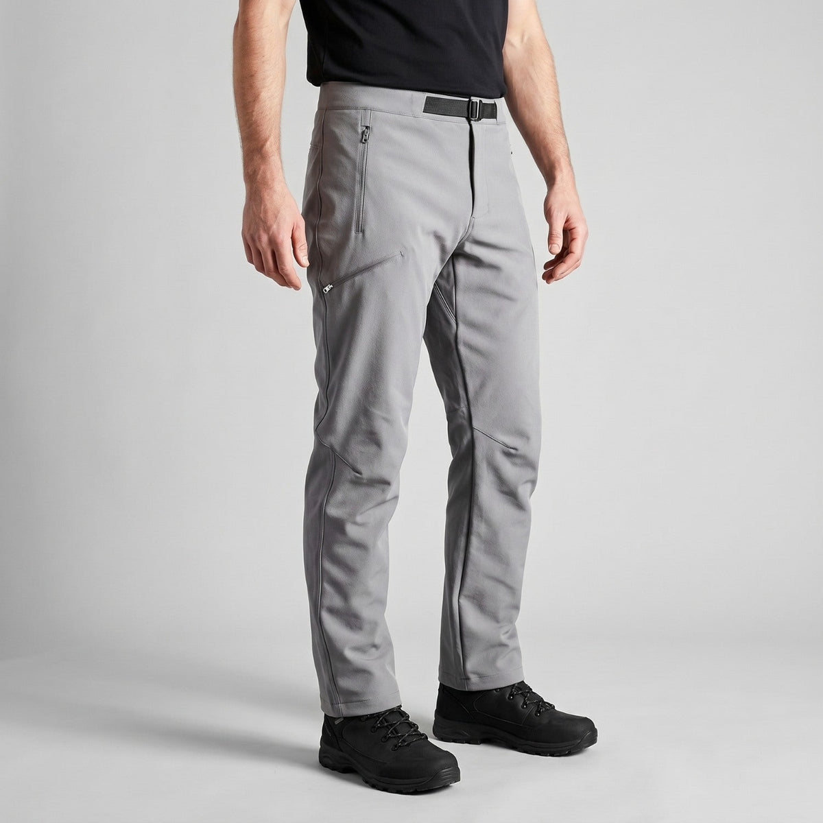 Men’s Fleece-Lined Hiking Pants with 4-Way Stretch and Water-Repellent Finish