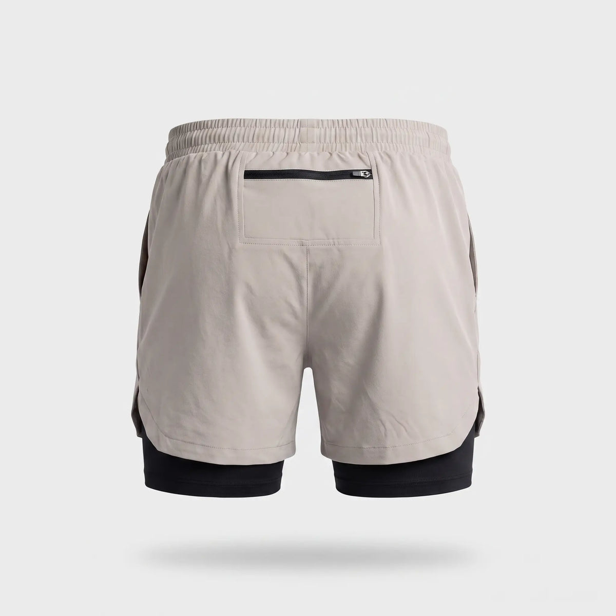 Men's 2 In 1 Running Shorts With Compression Liner And Phone Pocket