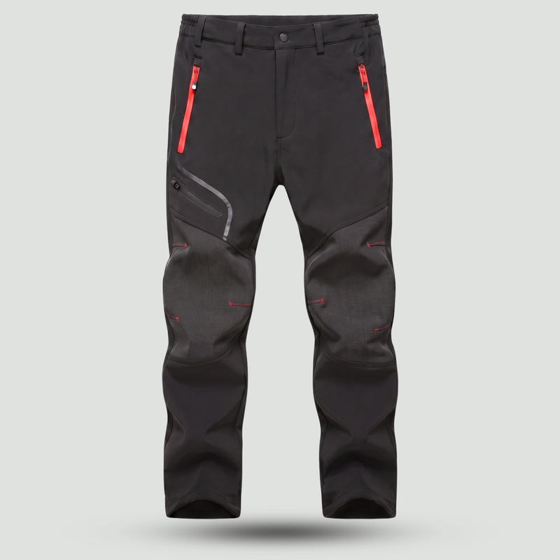 Men's Insulated Softshell Walking Trousers with Reinforced Knees