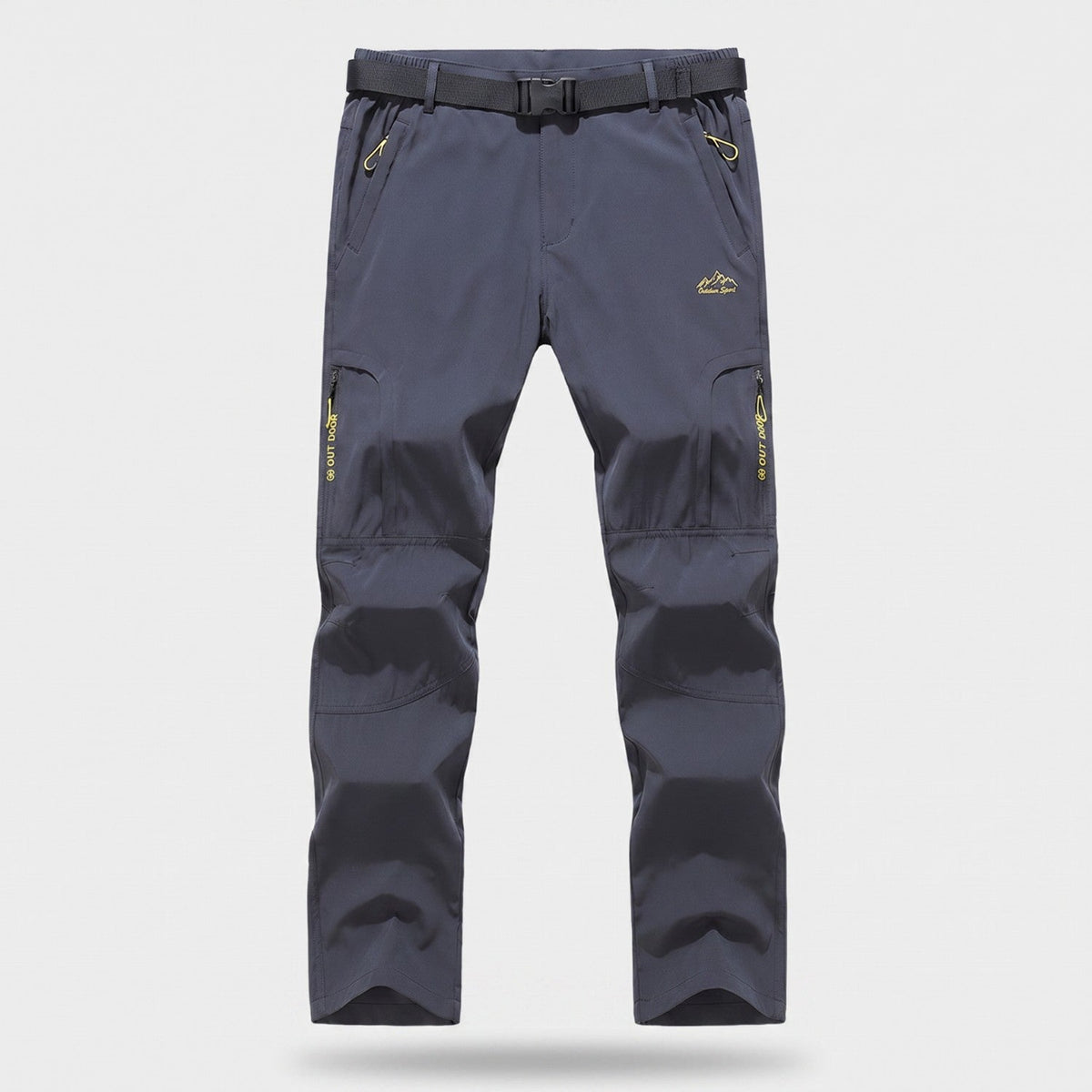 Men's Quick Dry Hiking Pants With Zip Cargo Pockets And Mesh Lining