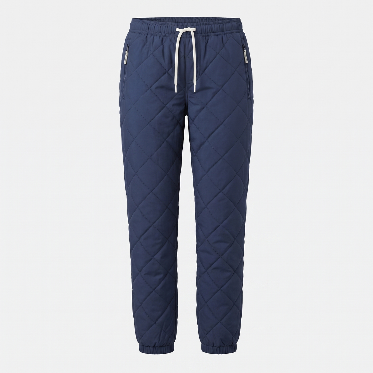 Women's Fleece Lined Quilted Hiking Trousers with Zip Pockets