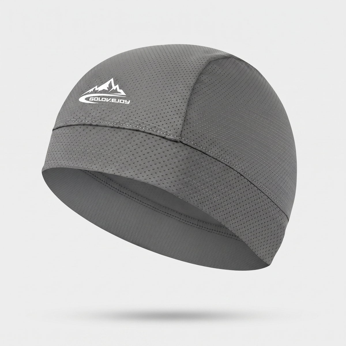 Men's Brimless Skull Cap with Open Eyelet Knit