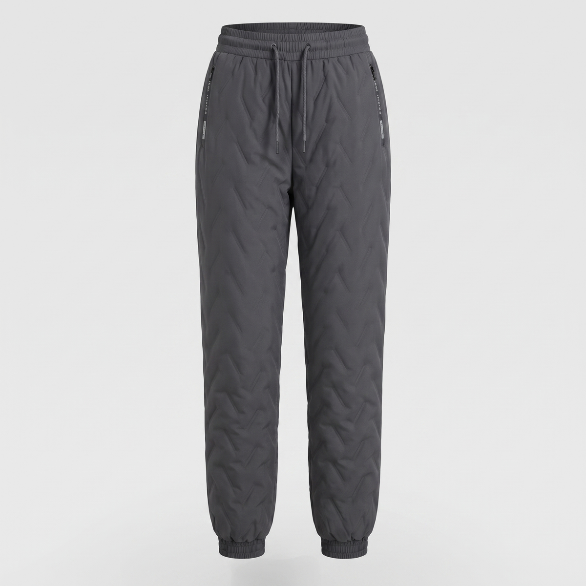 Women's Fleece Lined Quilted Hiking Trousers with Zip Pockets