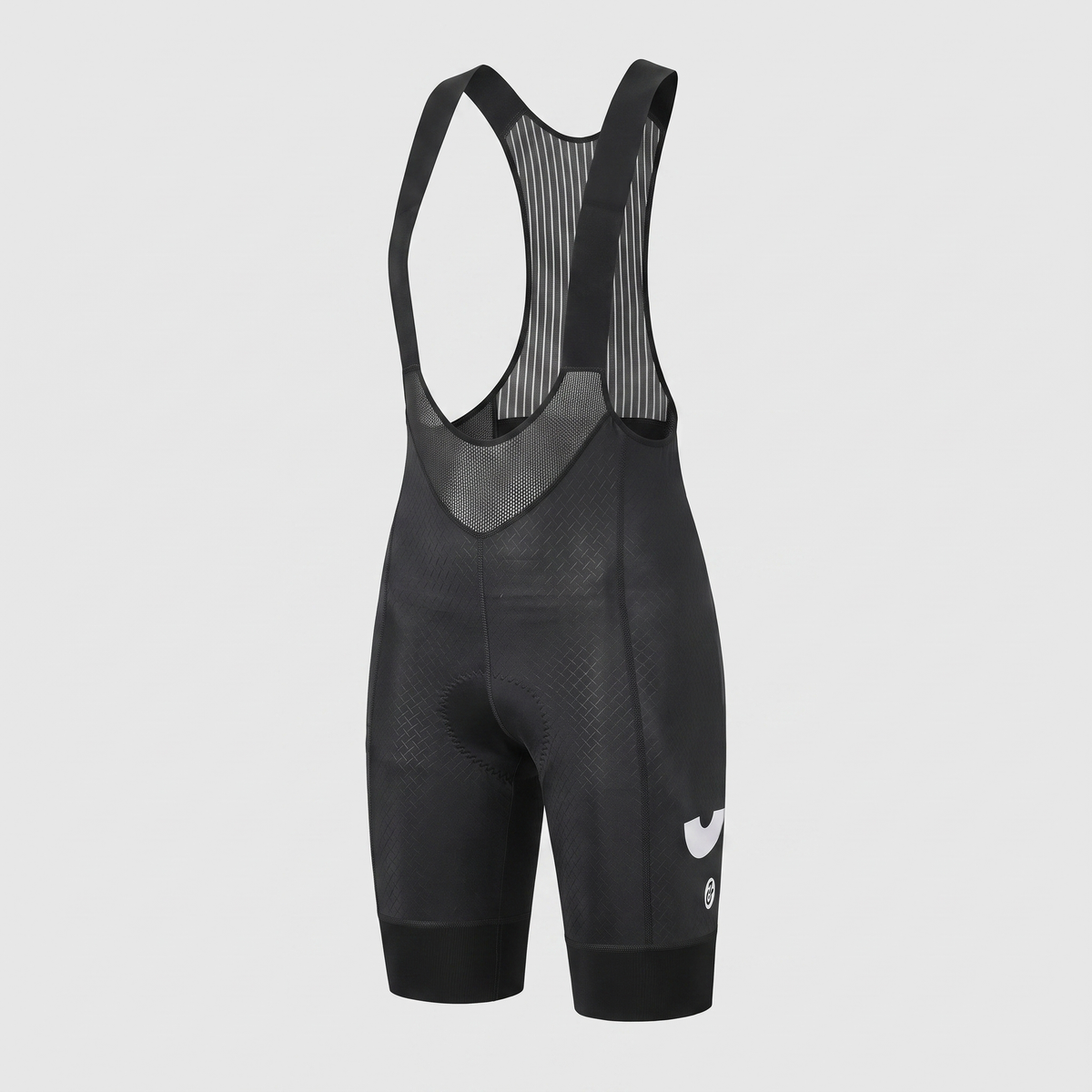Women's Cycling Bib Shorts with Moulded Chamois Pad and Reflective Leg Strips