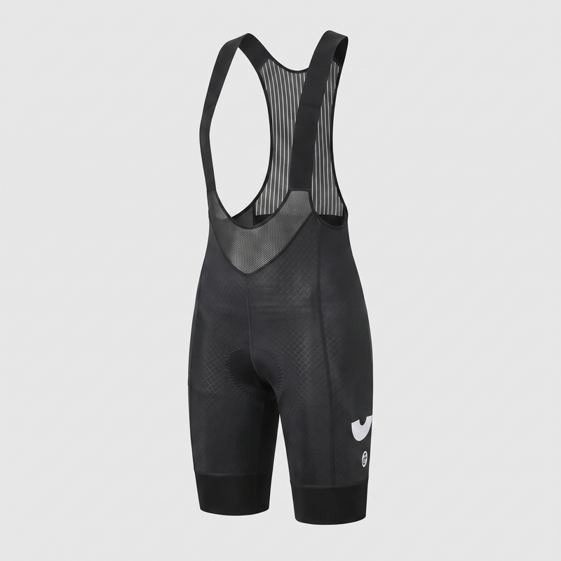 Women's Cycling Bib Shorts with Moulded Chamois Pad and Reflective Leg Strips