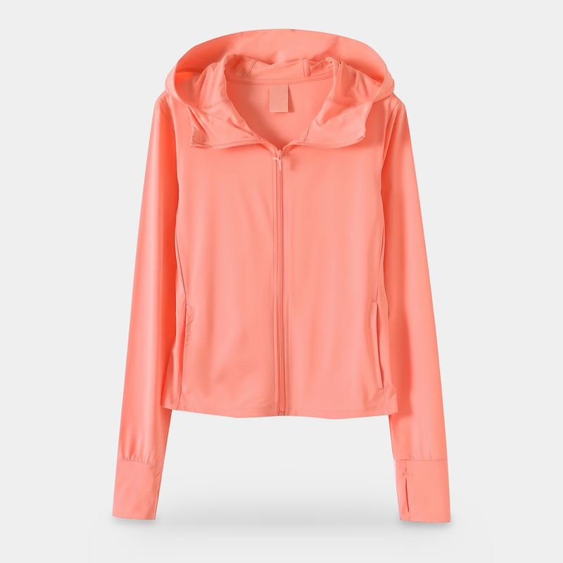 Women's Zip Up Sun Hoodie Lightweight UV Protection Jacket