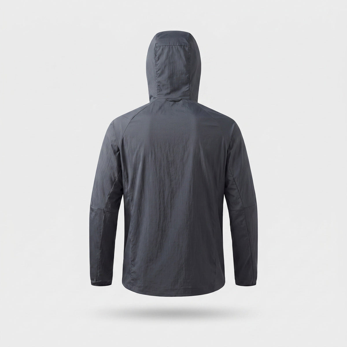 Men's Packable Hooded Windbreaker Jacket with Chest Pocket