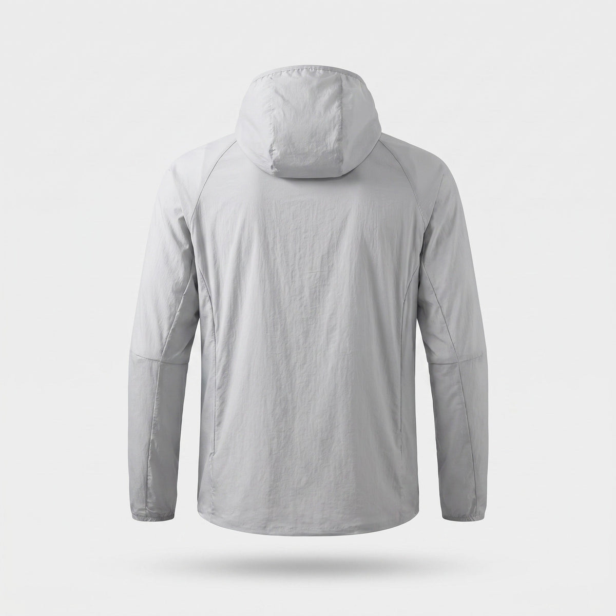 Men's Packable Hooded Windbreaker Jacket with Chest Pocket