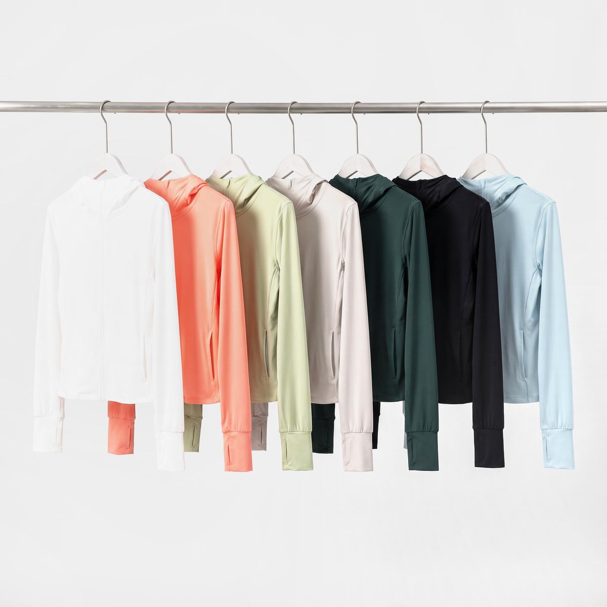 Women's Zip Up Sun Hoodie Lightweight UV Protection Jacket
