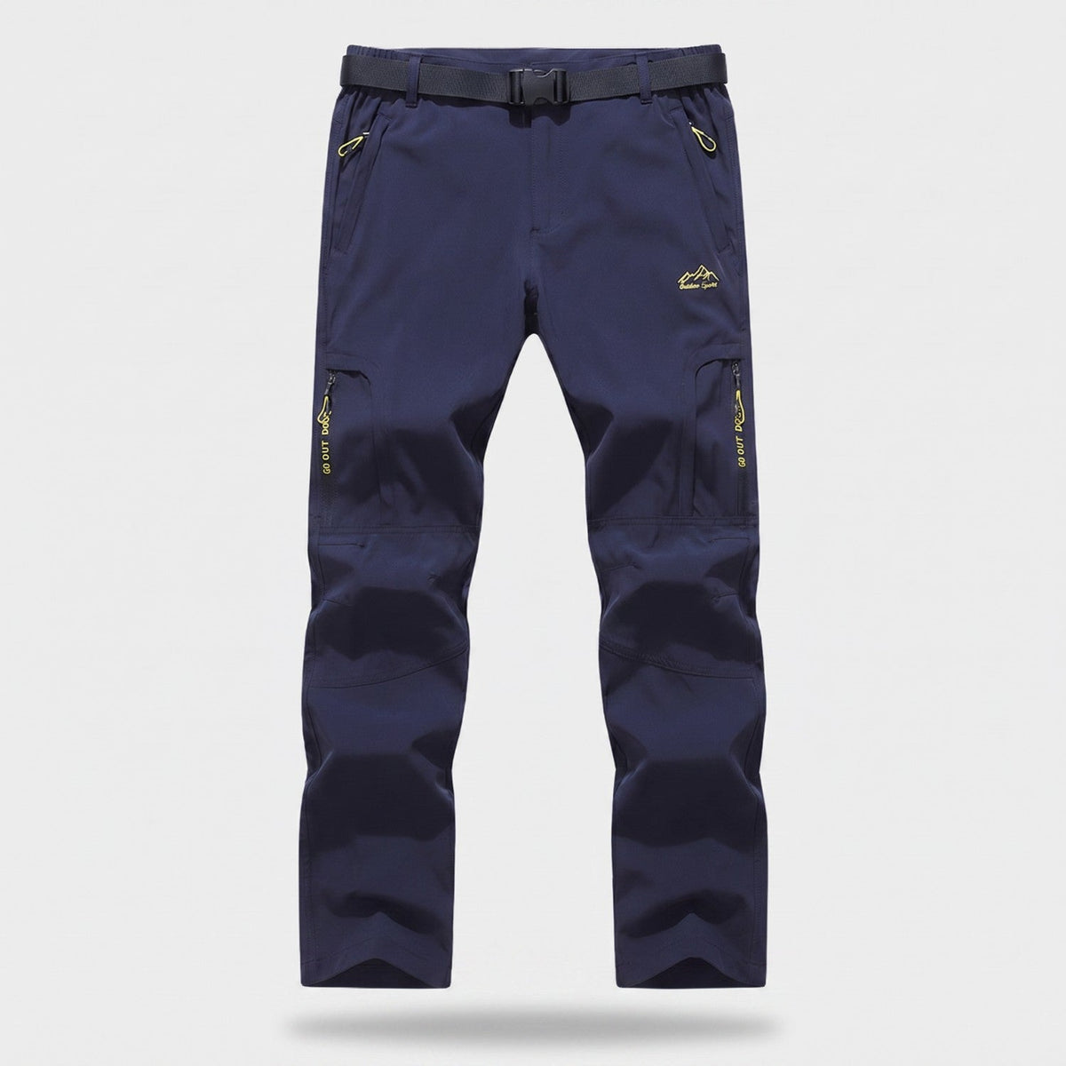 Men's Quick Dry Hiking Pants With Zip Cargo Pockets And Mesh Lining