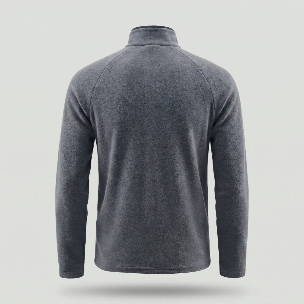 Men's Thermal Fleece Quarter Zip Pullover with Stand Collar