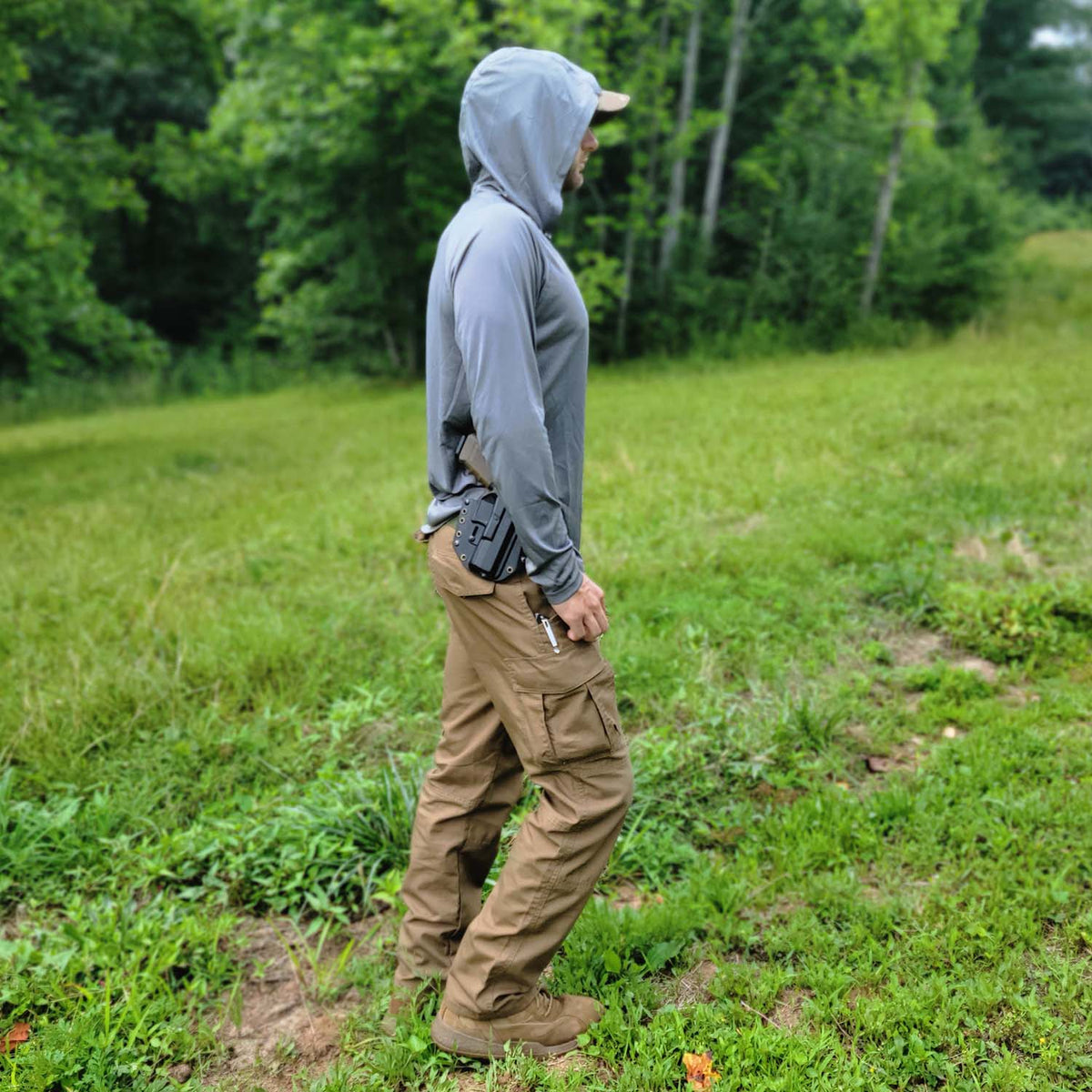 Men's Sun Protection Hoodie with Long Sleeves for Fishing and Outdoor