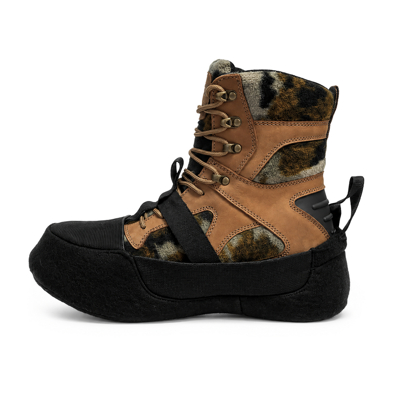 Unisex Felt Boot Liners with Elastic Strap and Pull Tab for Warmth