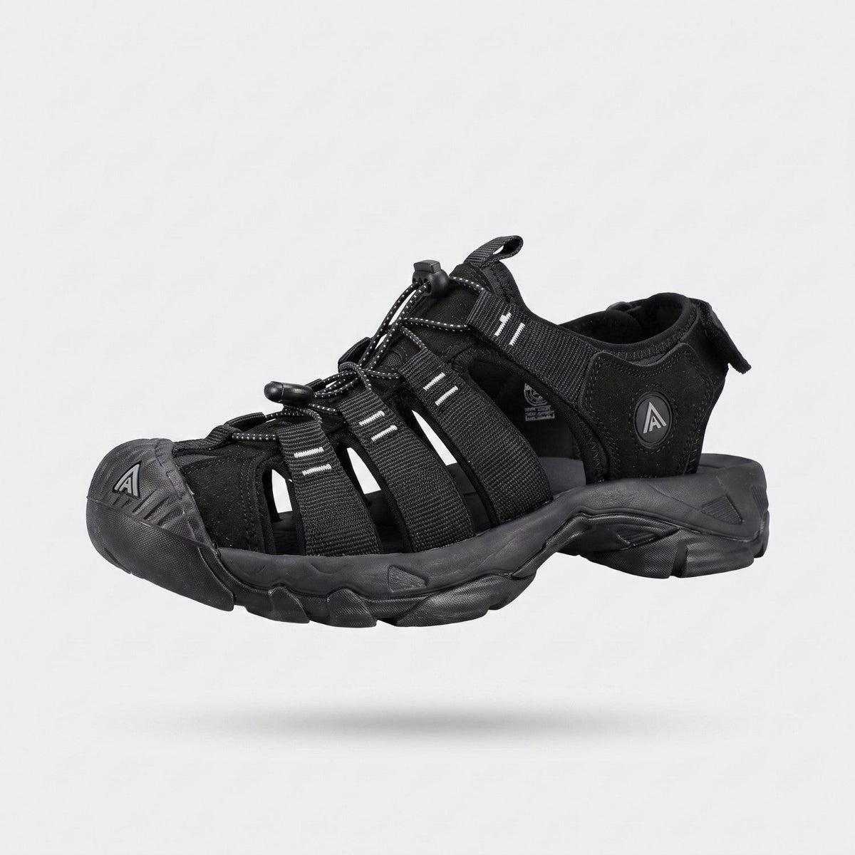 Men's Closed Toe Walking Sandals with Rubber Toe Cap