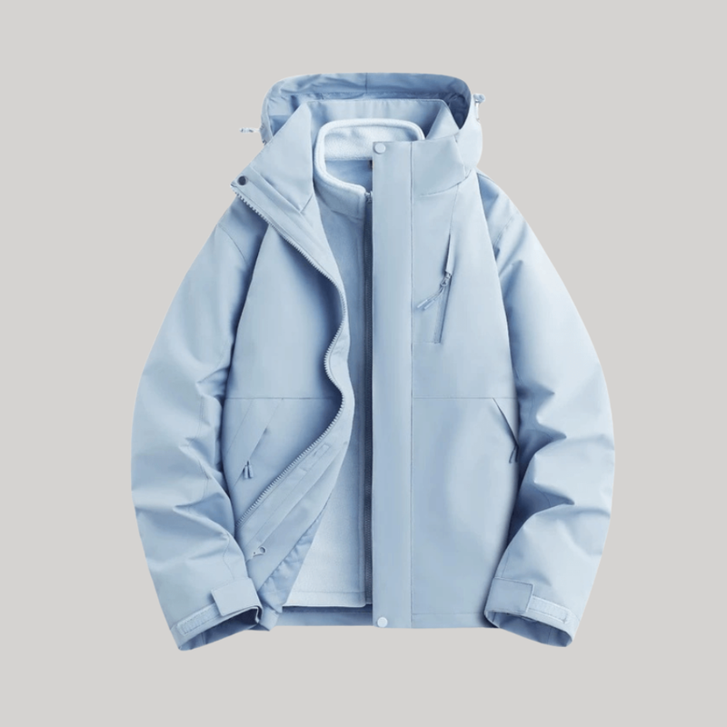 Women's Removable Fleece Liner Rain Jacket