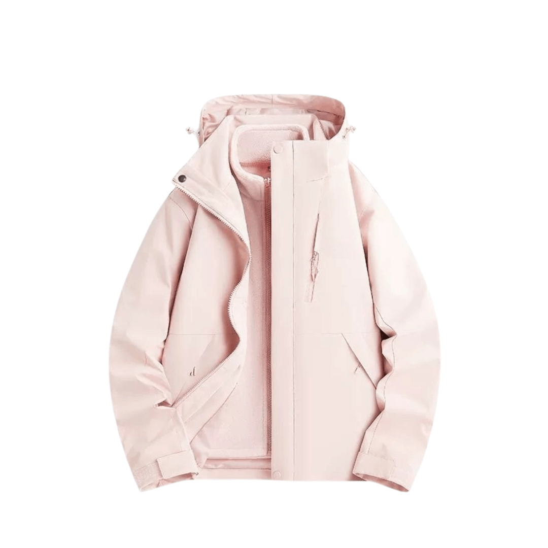 Women's Removable Fleece Liner Rain Jacket