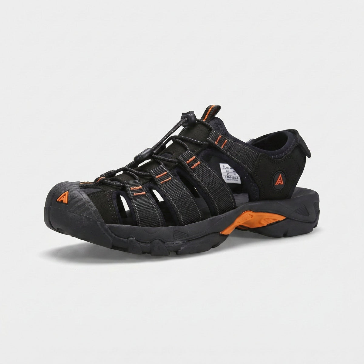 Men's Closed Toe Walking Sandals with Rubber Toe Cap