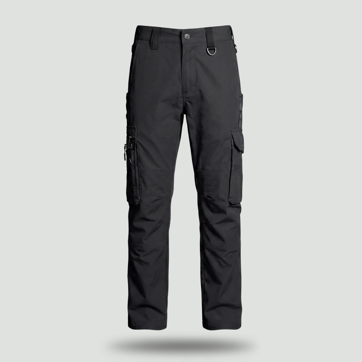 Men’s Water-Resistant Tactical Cargo Pants with Multiple Pockets and Regular Fit