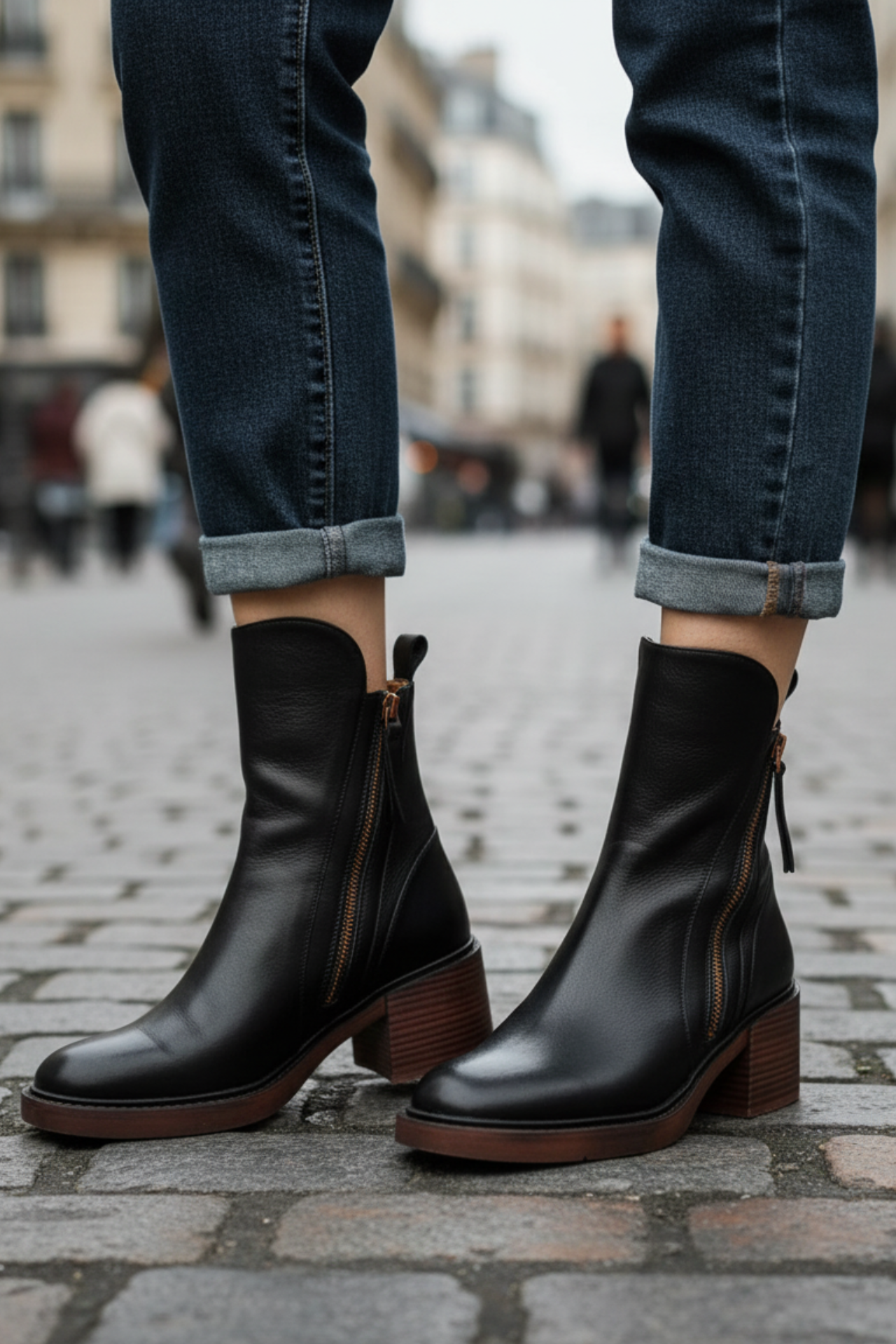 Valorine Women's Ankle Boots | Leather Chelsea Booties