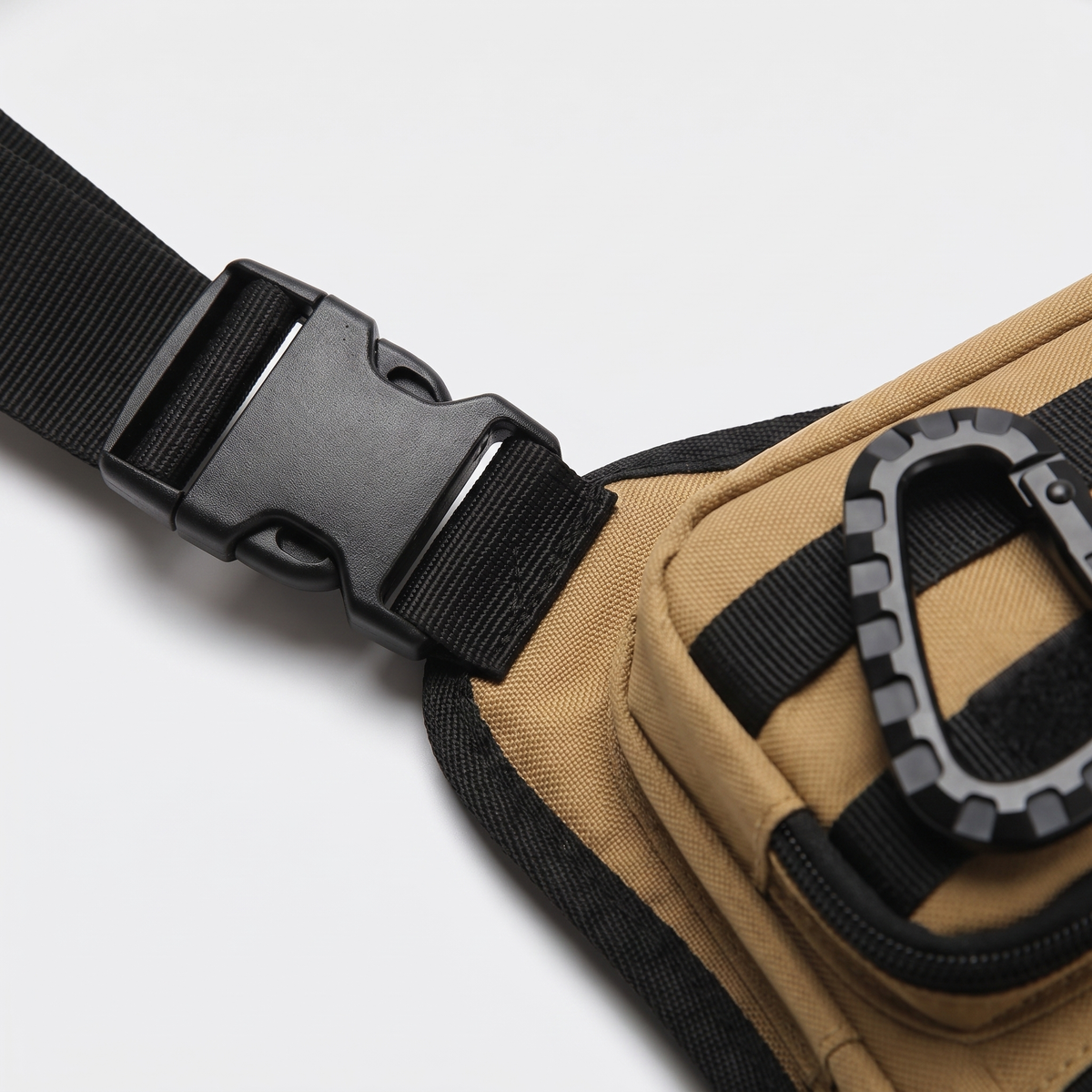 Men's Chest Harness Bag with Multi Pockets and Adjustable Straps