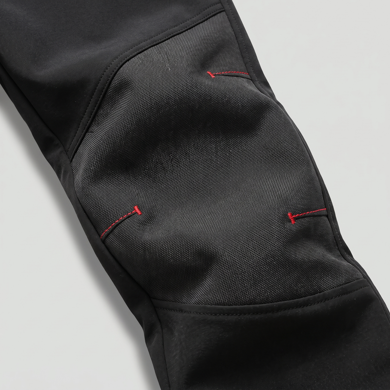 Men's Insulated Softshell Walking Trousers with Reinforced Knees