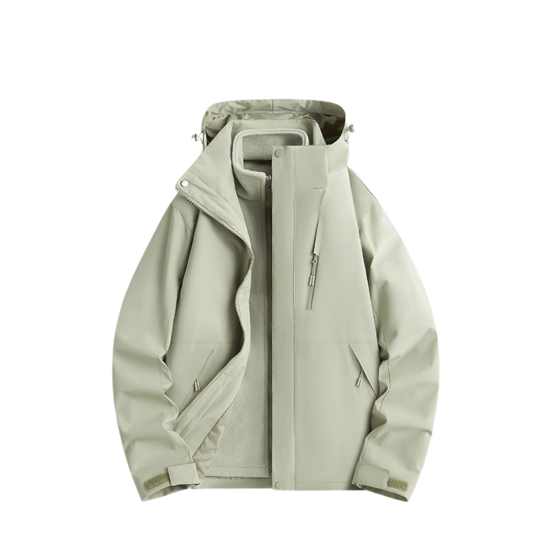 Women's Removable Fleece Liner Rain Jacket