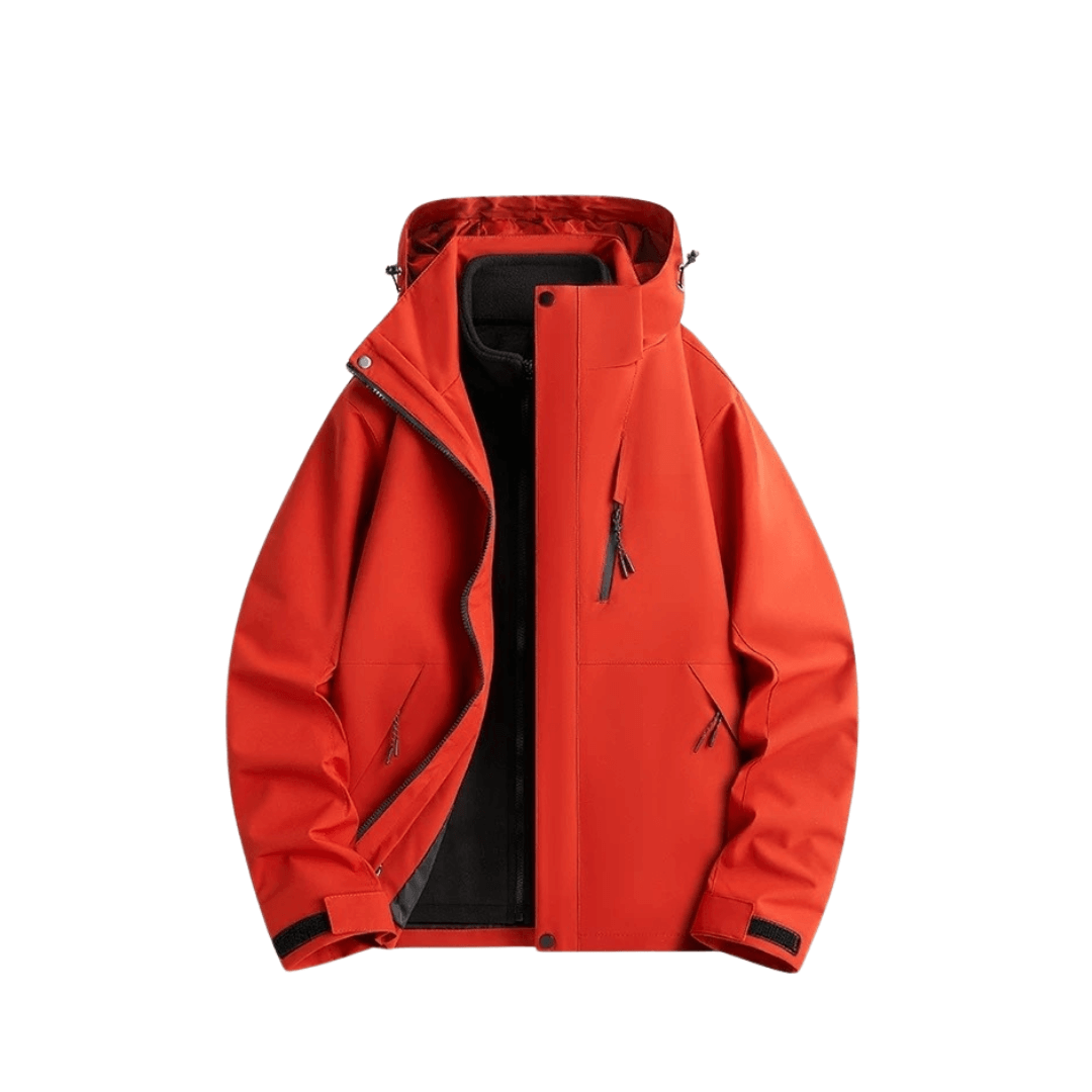 Women's Removable Fleece Liner Rain Jacket