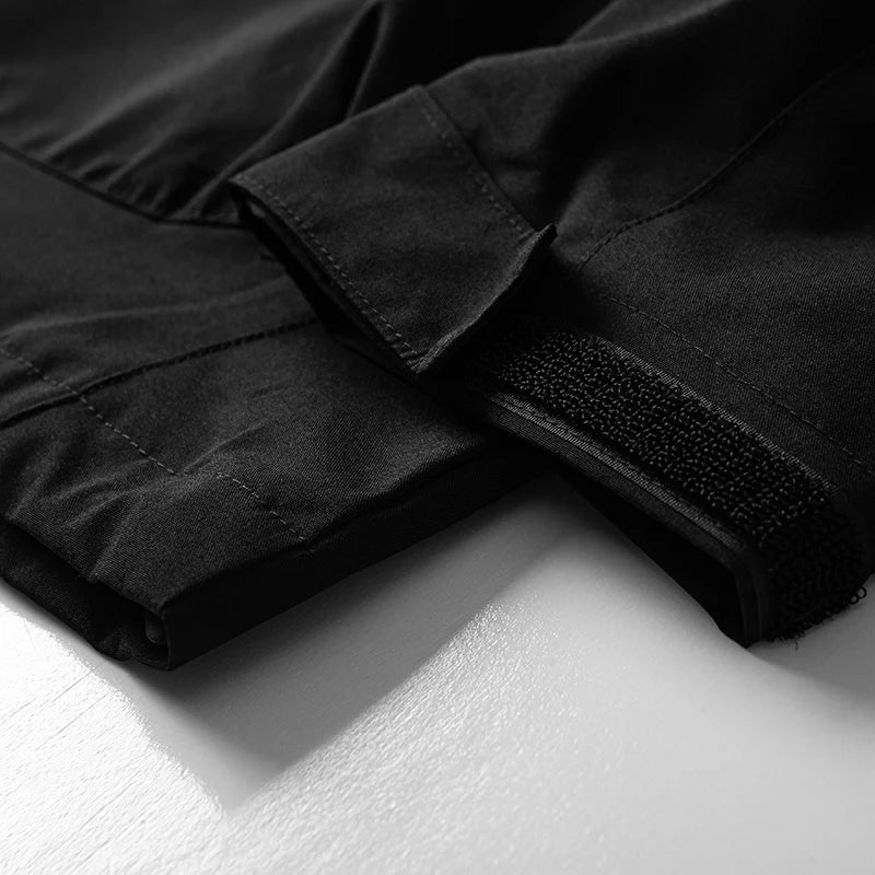 Men's Waterproof Windproof Rain Jacket with Adjustable Hood