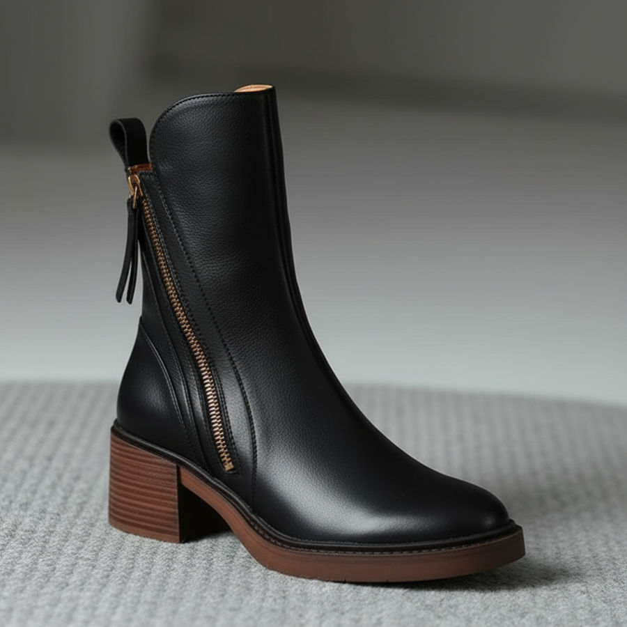 Valorine Women's Ankle Boots | Leather Chelsea Booties