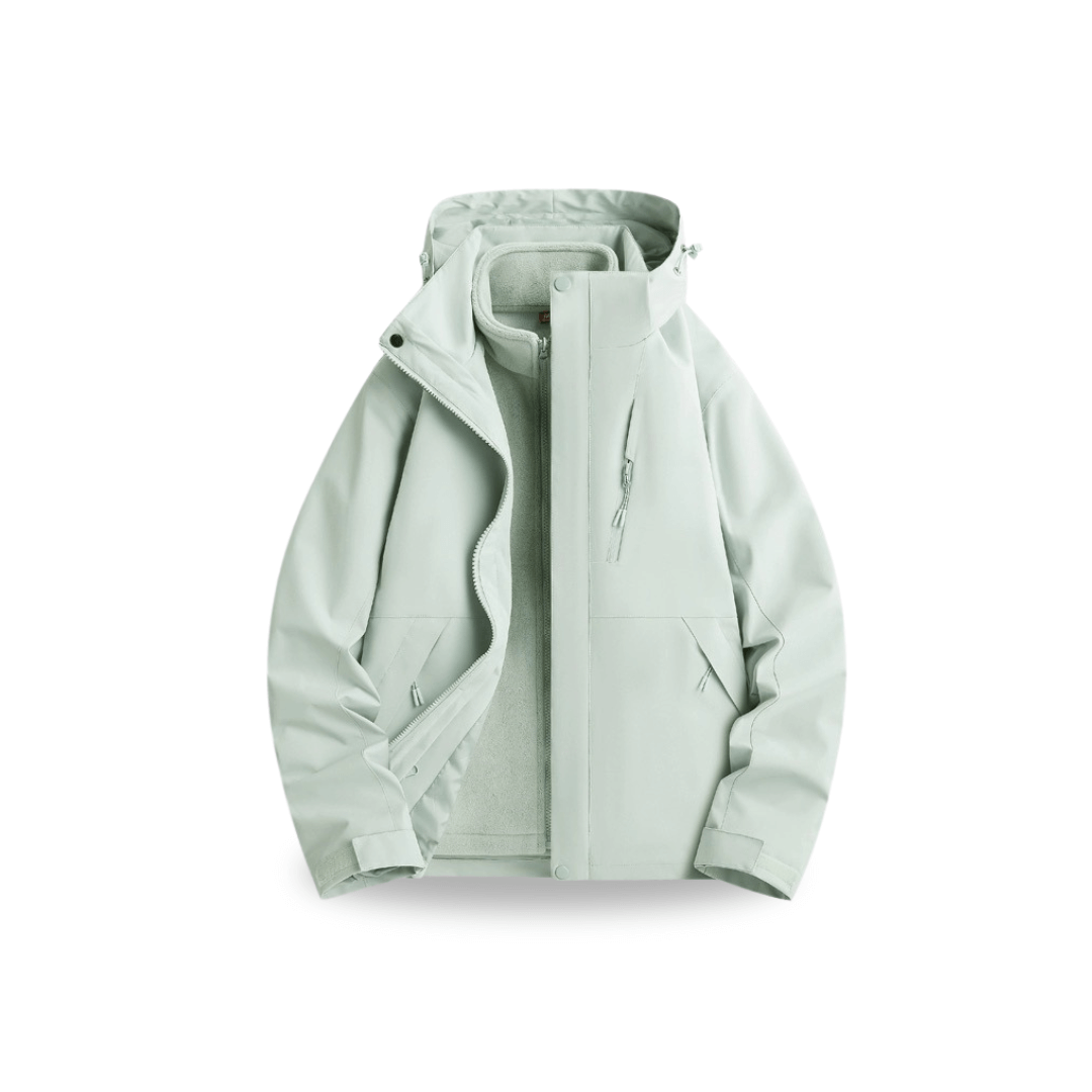 Women's Removable Fleece Liner Rain Jacket