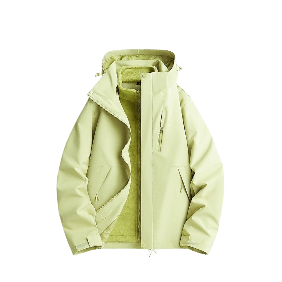 Women's Removable Fleece Liner Rain Jacket