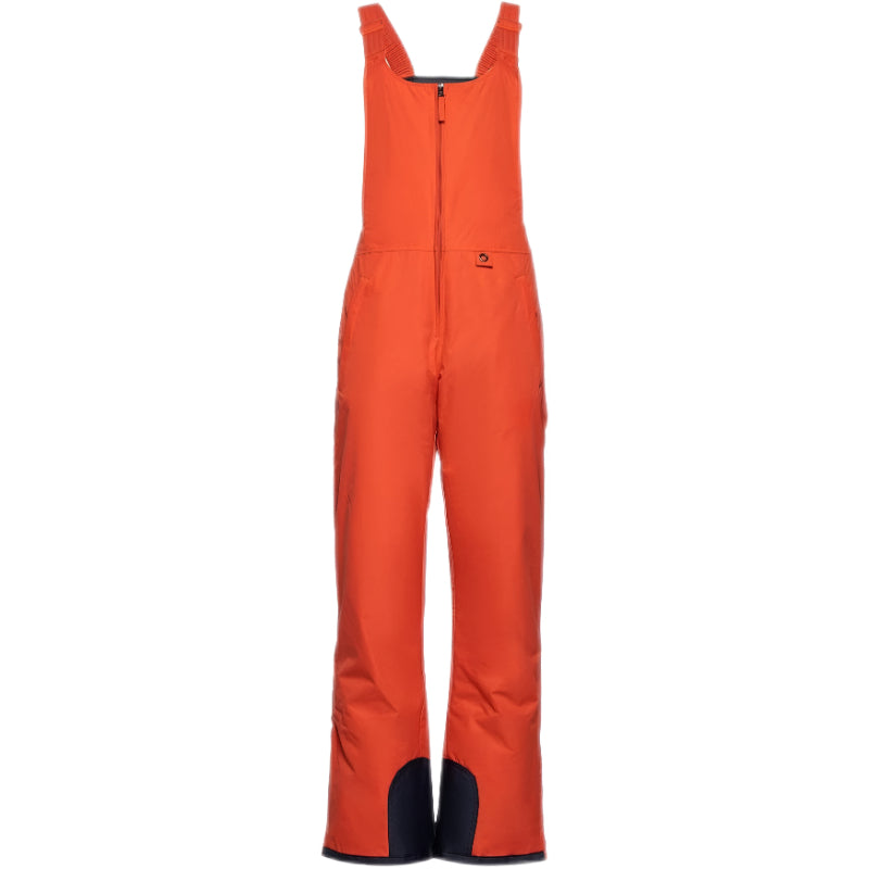 Women's Insulated Winter Bib Overalls with Adjustable Straps and Side Zippers