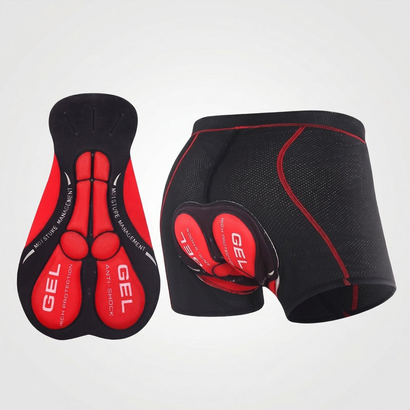 Men's Padded Cycling Underwear Shorts with Gel Pad