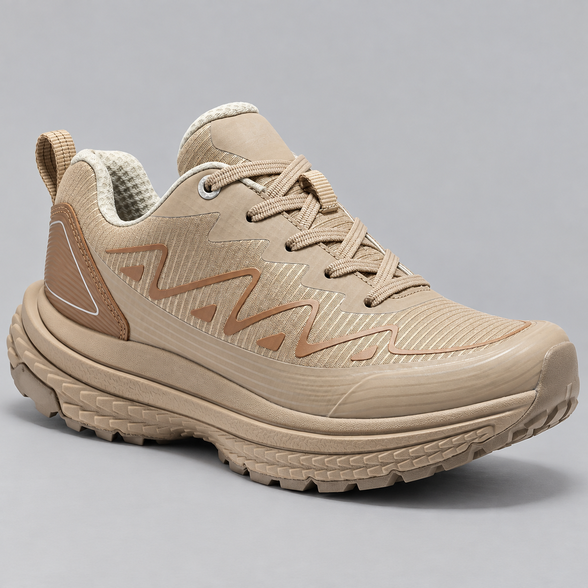 Men's Waterproof Outdoor Hiking Shoes with Breathable Mesh and Vibram Sole