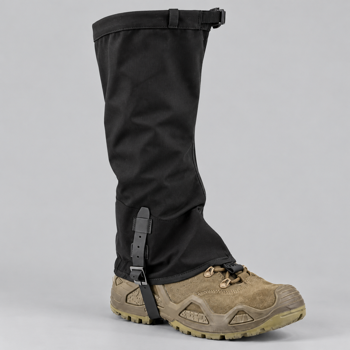 Men's Waterproof Camouflage Gaiters with Zipper and Adjustable Strap