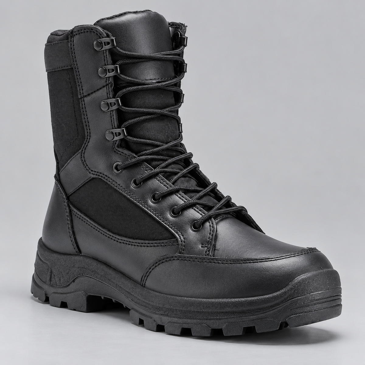 Men's Waterproof Soft Toe Tactical Boots with Rubber Outsole