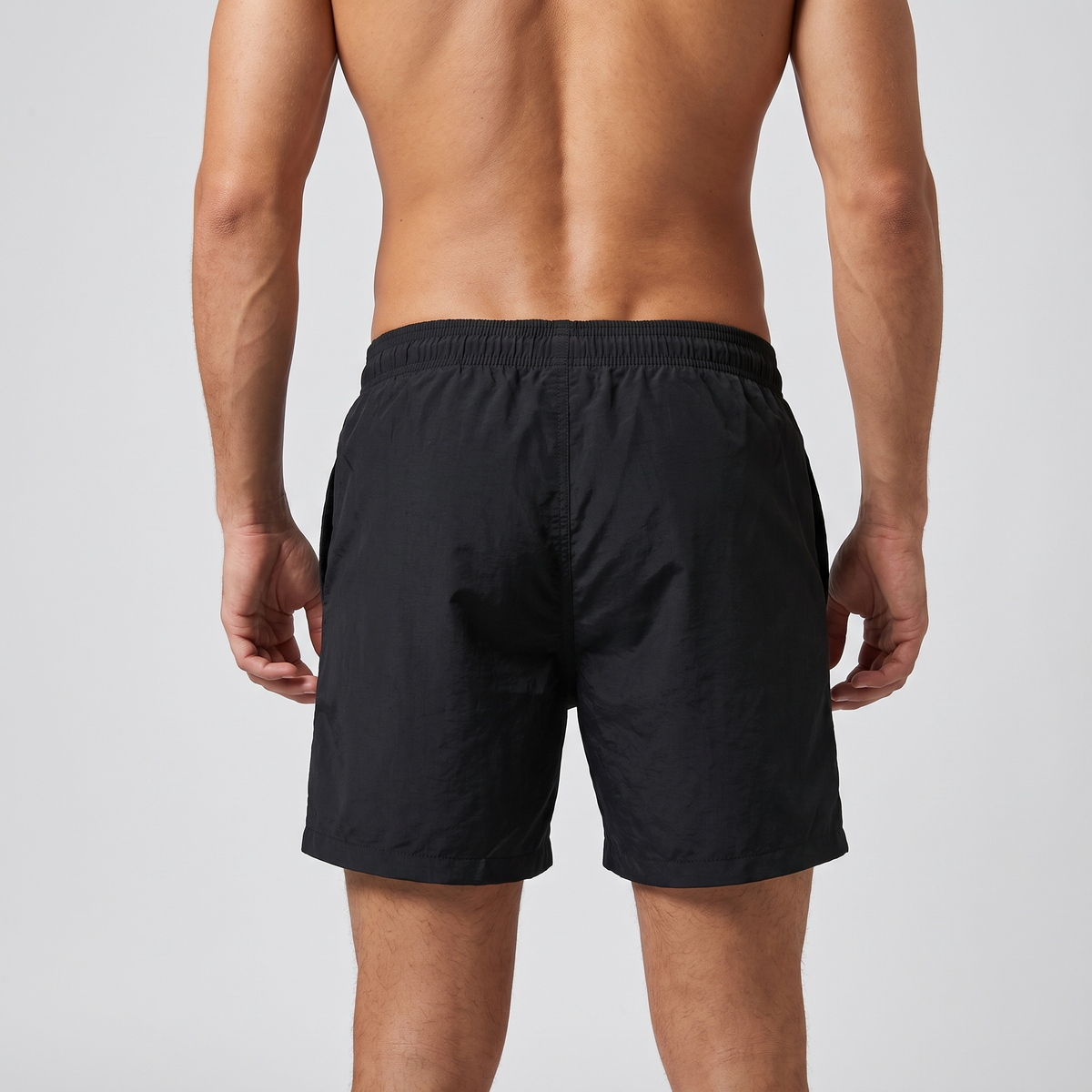 Men’s Quick-Dry Swim Shorts with Mesh Lining and Adjustable Drawstring Waist
